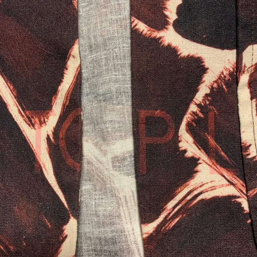 Anthropologie Leifsdottir Linen Blend Giraffe Jacket Size 6 - Picture 8 of 8